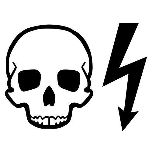 💀⚡ Emoji Domain black and white Symbola rendering